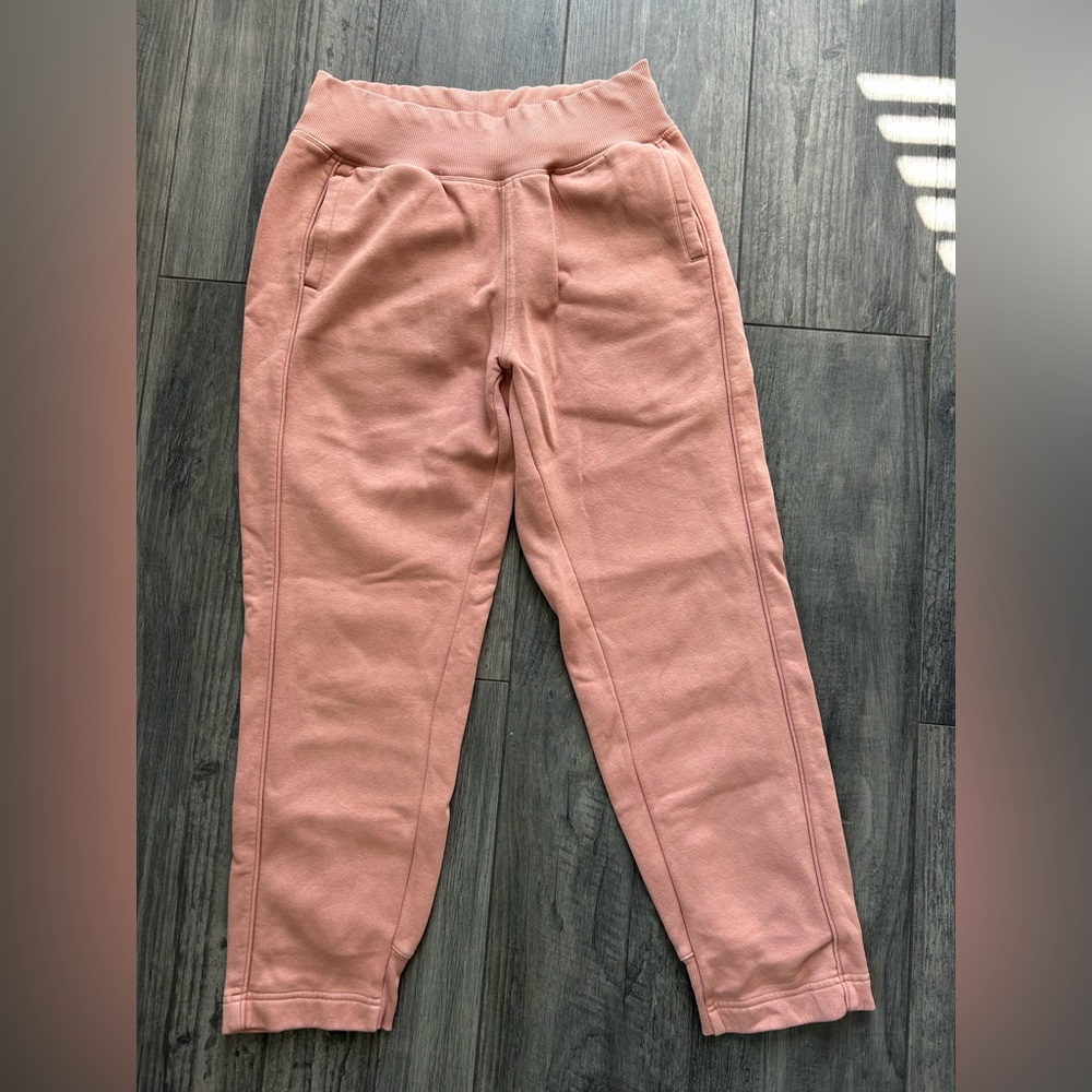 Adidas by Stella McCartney Pink High‎ Waisted Fleece Sweatpants, S-M